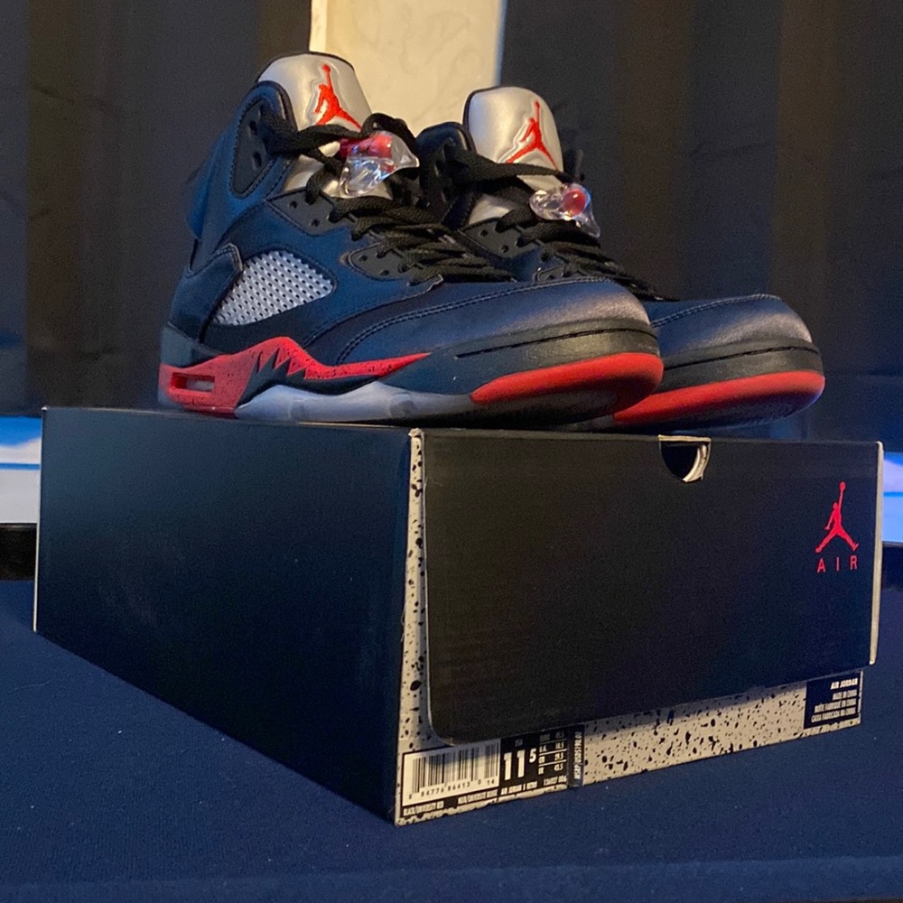 Men’s Air Jordan 5 Satin Bred